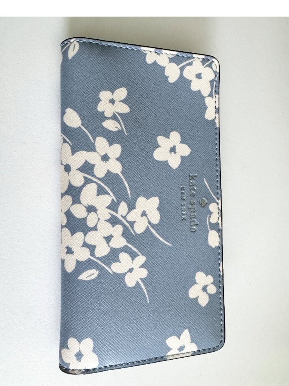 Kate Spade Wallet, Blue Flora